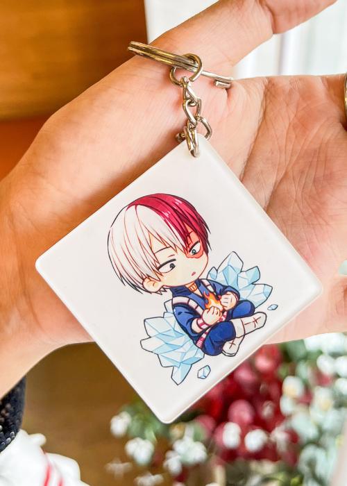 Shoto Todoroki Keychain