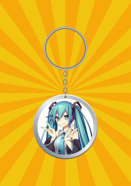 Hatsune Miku keychain