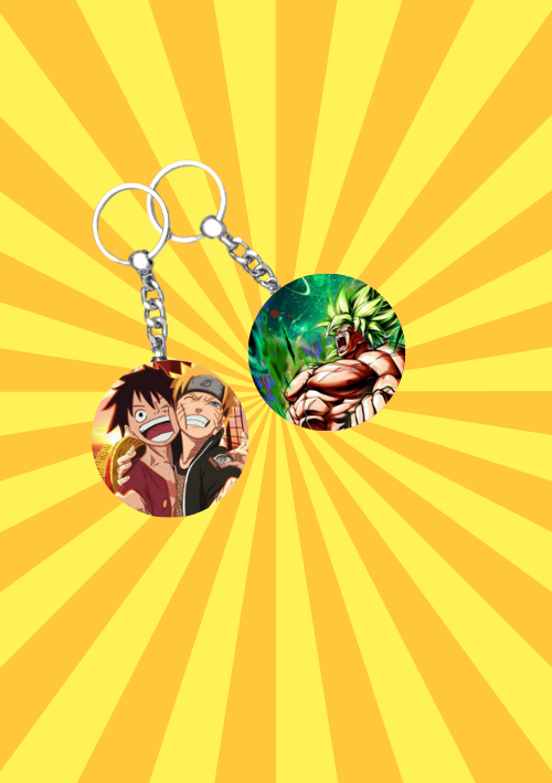 Anime Adventure: Collectible Keychains Set