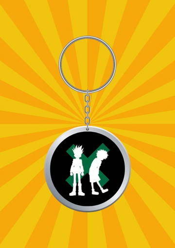 Green Cross Keychain