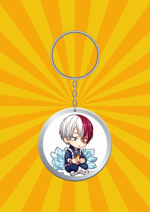 Shoto Todoroki Keychain