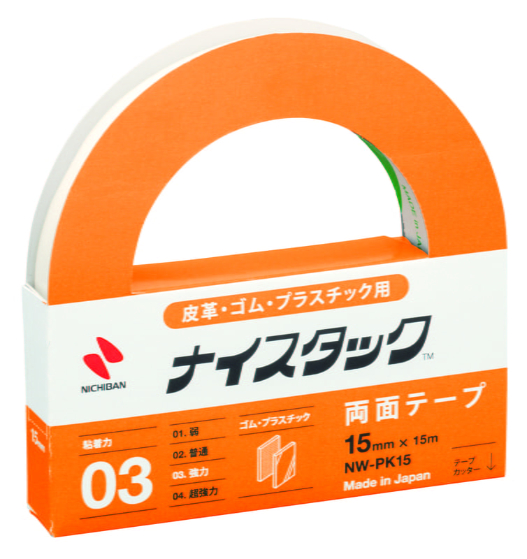 NICHIBAN DOUBLE SIDE TAPE NW-PK15 (15.0MM X 15.0M)