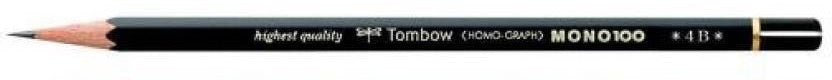 TOMBOW MONO 100 GRAPHITE PENCIL, INDIVIDUAL, 4B