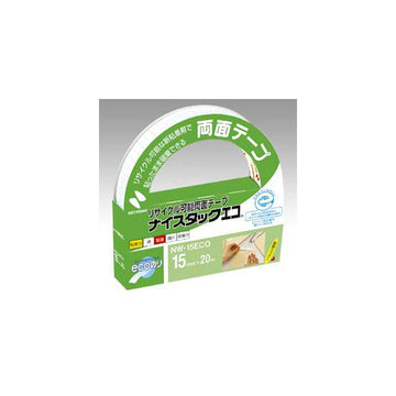 NICHIBAN DOUBLE SIDED TAPE, ECO- FRIENDLY, 15mm X 20m