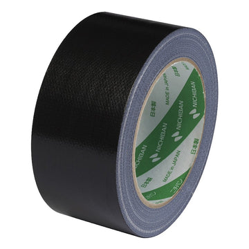 NICHIBAN CLOTH TAPE NO.1216-50 BLACK (50.0MM X 25.0M)