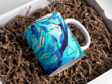 vibrant Blue Mug