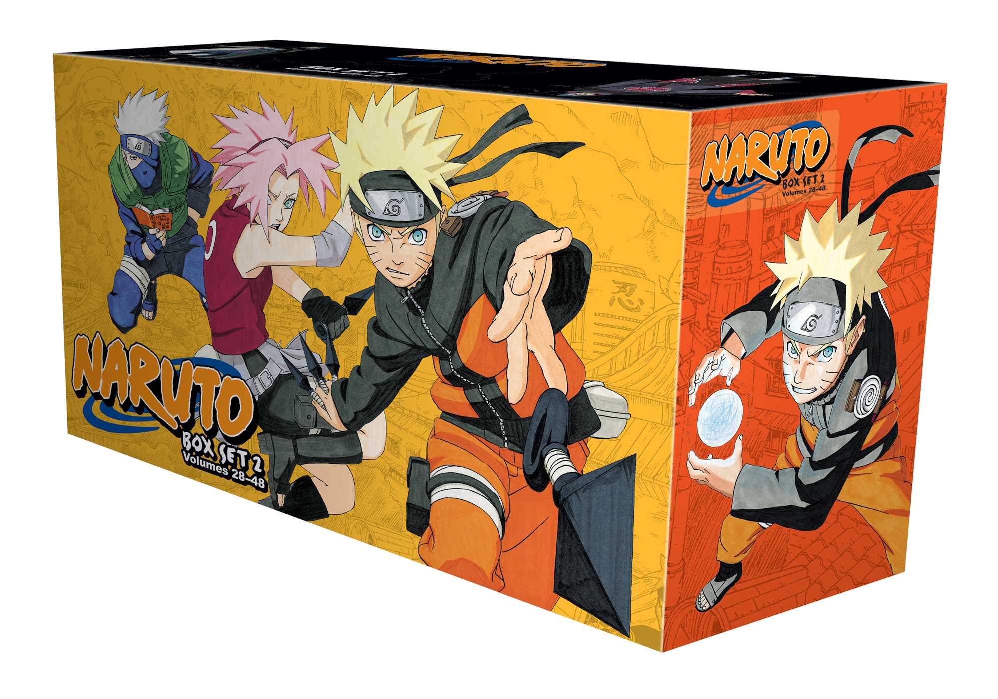 NARUTO BOX SET 2 VOL: 28-48  (GOOD QUALITY)