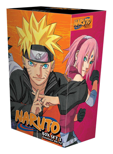 NARUTO BOX SET 3 VOL: 49-72 (GOOD QUALITY )