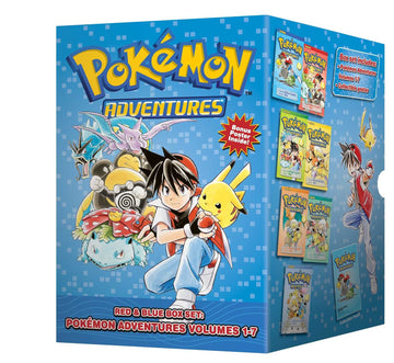 POKEMON ADVENTURES RED & BLUE BOX SET VOL. 1-7