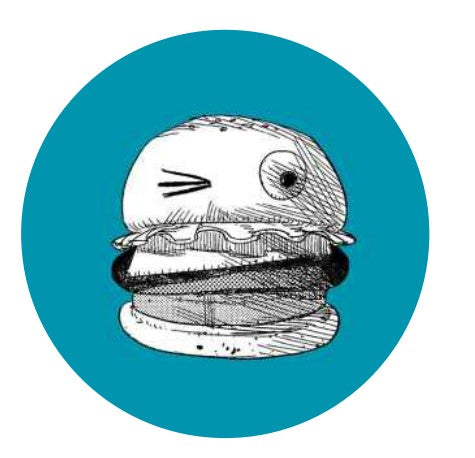 Wink Burger STICKER