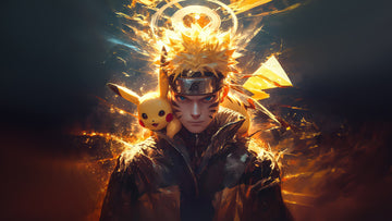 ash-and-pikachu- A3 Poster