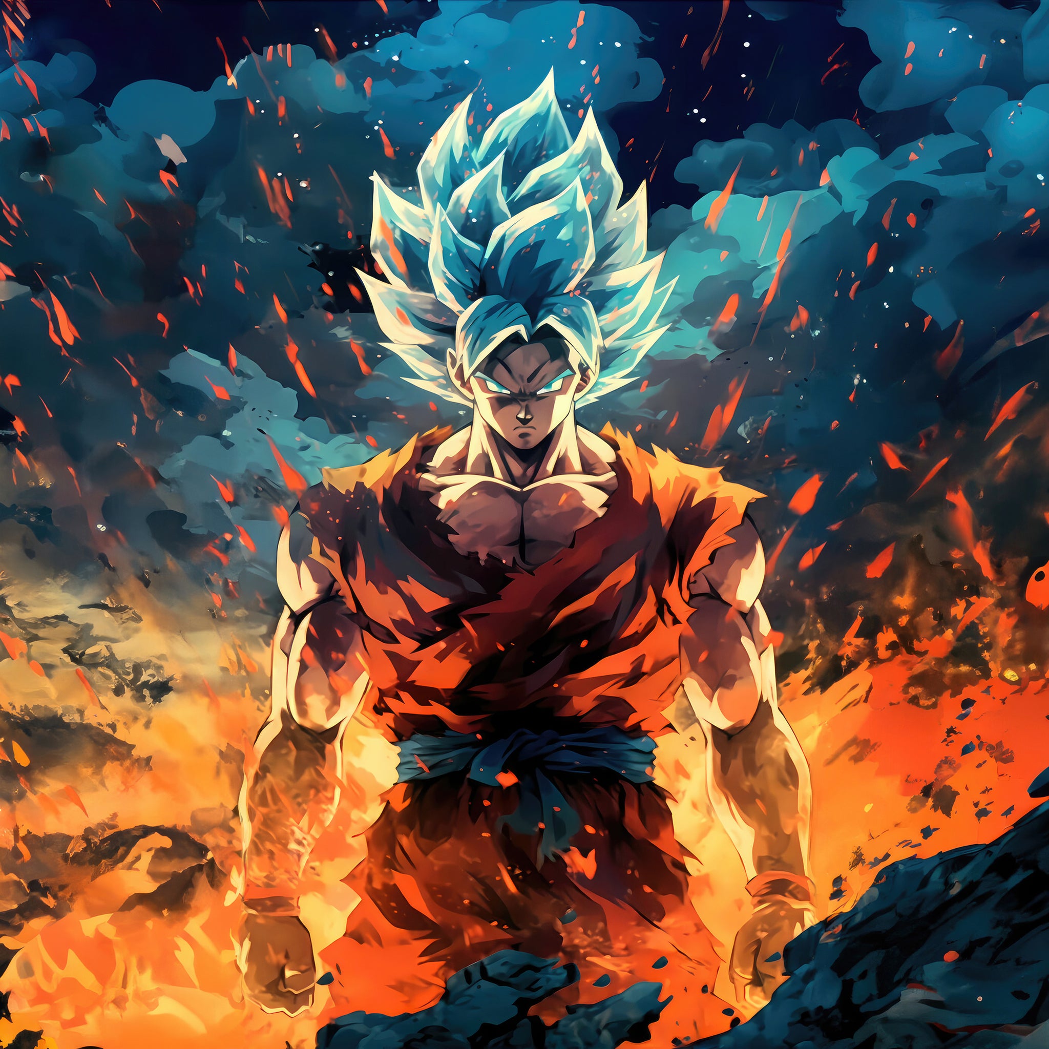 goku-dynamic-pose- A3 Poster