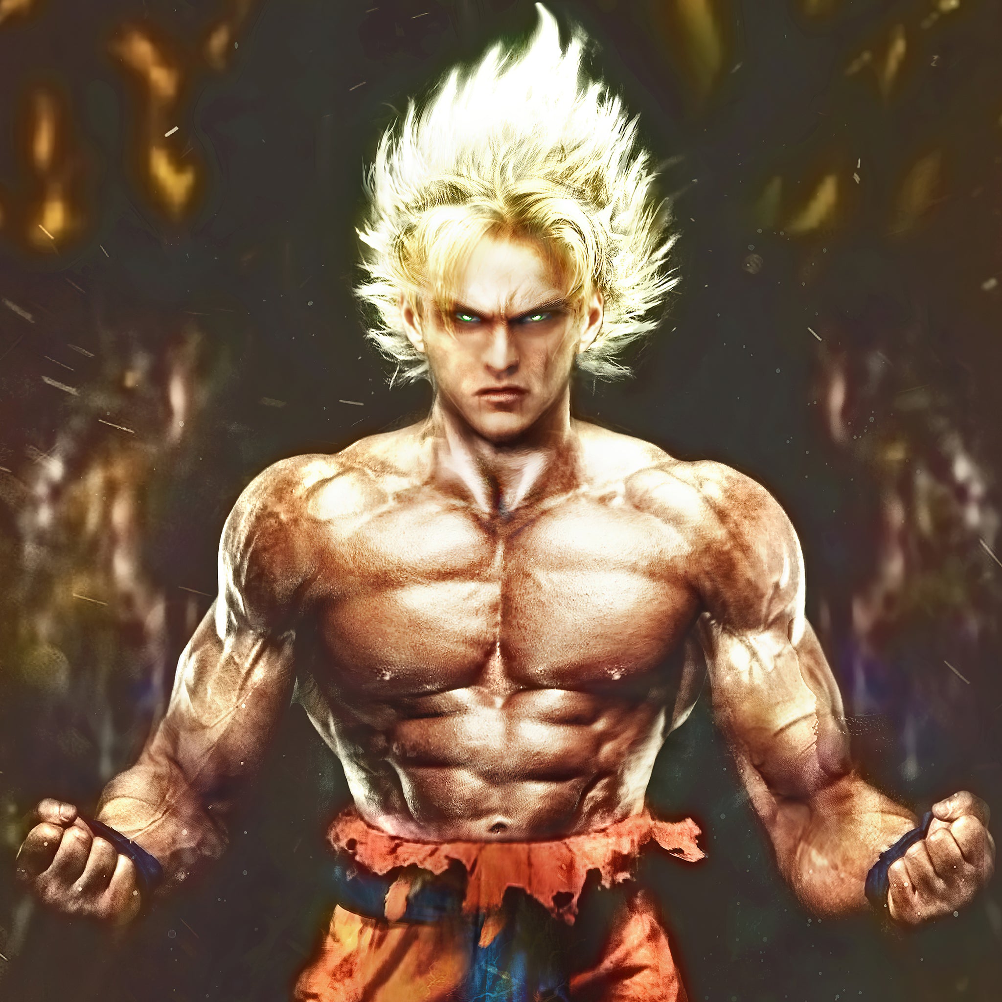 goku-fire- A3 Poster