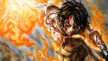 one-piece-fire-A3 POSTER