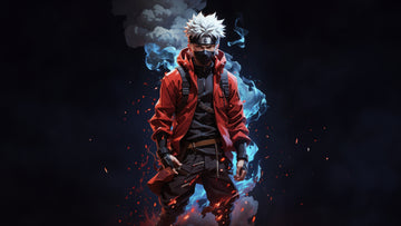 white-hair-naruto-A3 POSTER